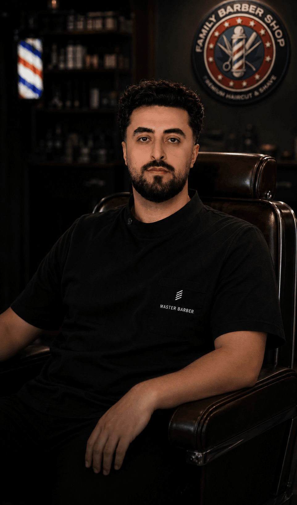Kenan A., barber and manager at Family Barber Shop